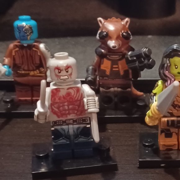 Super Hero Building Blocks Lego Like 9+ Piece Lot Fits Most Building Sets - Picture 10 of 15